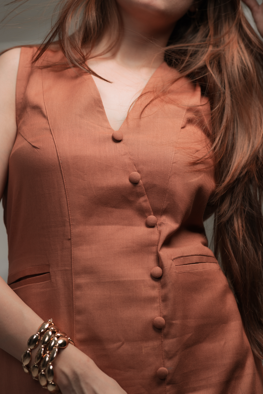 Mocha Mousse Dress