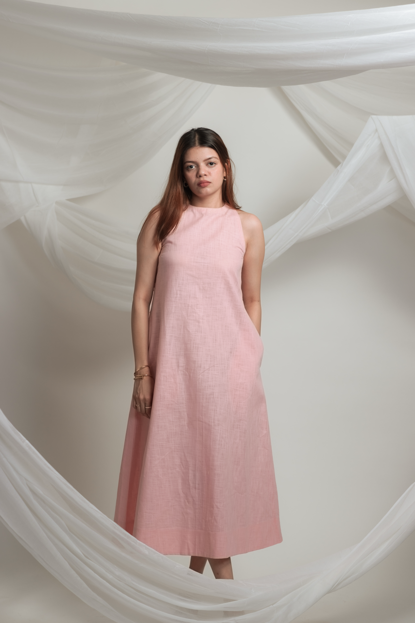 Soft Petal Pink Dress