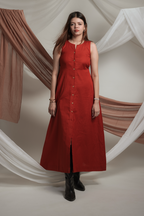 Terracotta Muse Dress