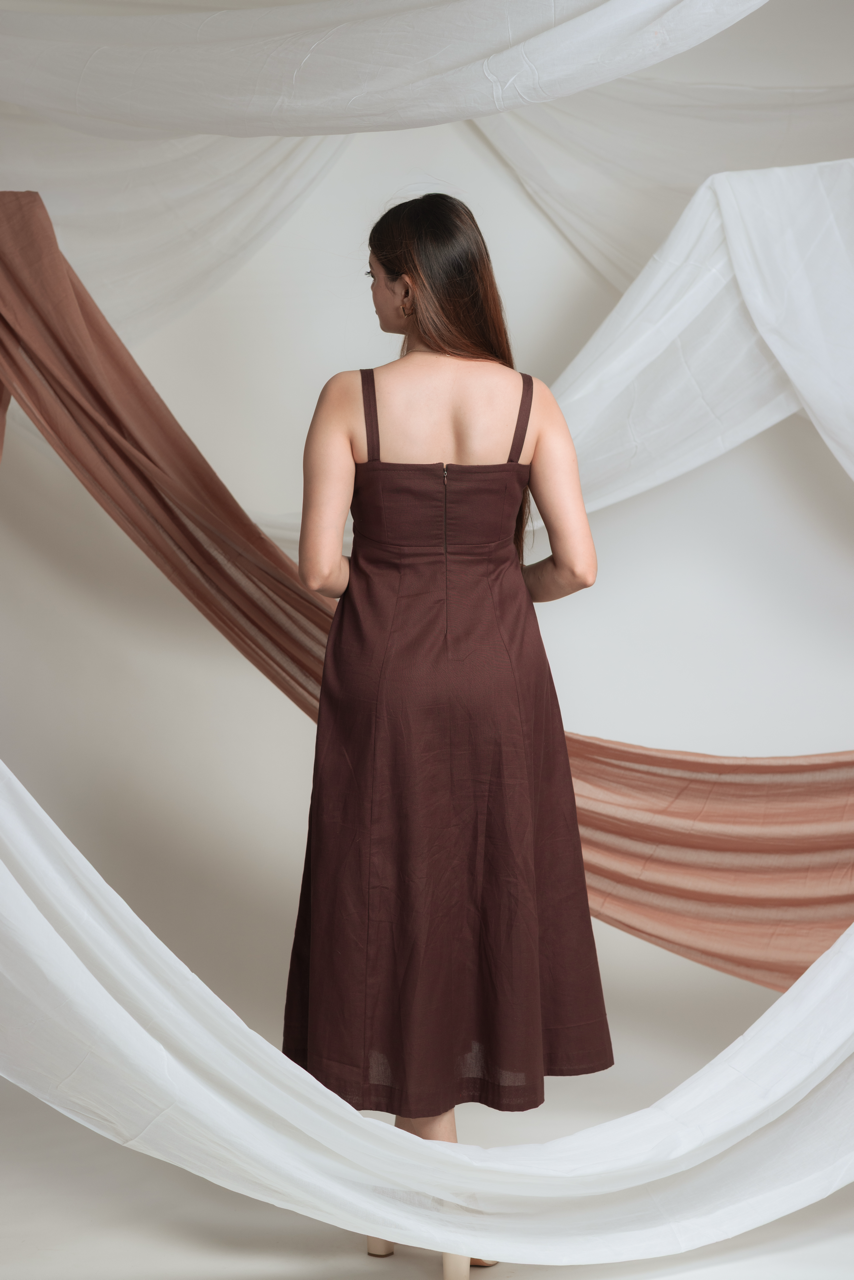Brown Earthline Dress