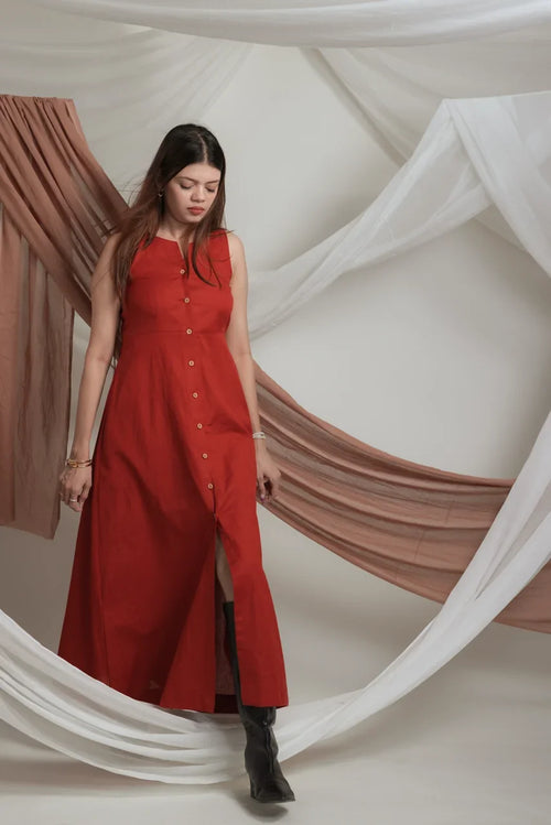 Amber Rust Dress
