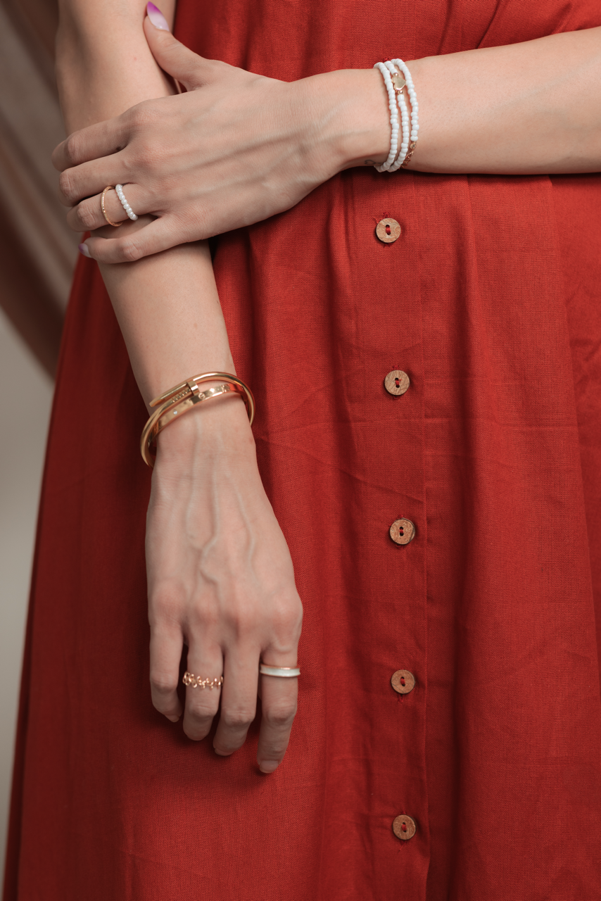 Terracotta Muse Dress